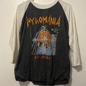 Def leopard pyromania band t. Super soft